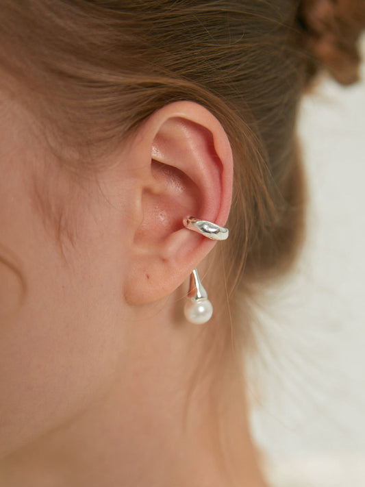 1pc Pearl Drop Ear Cuff