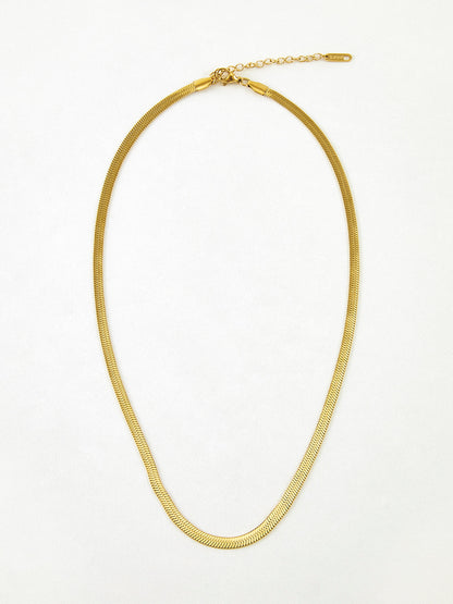 Minimalist Snake Chain Necklace