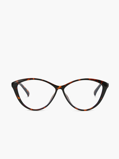 Retro Leopard Cat-Eye Glasses