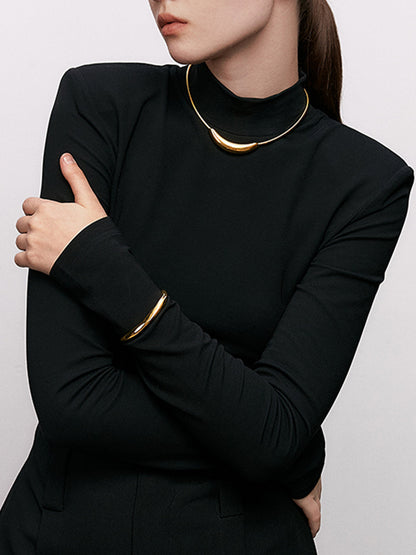 Chic O-Ring Choker Necklace