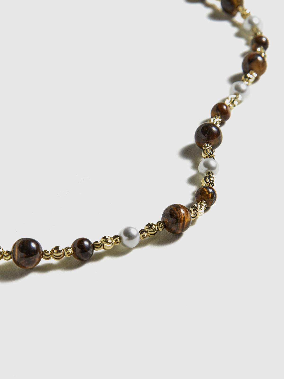 Tiger Eye Stone Choker Necklace