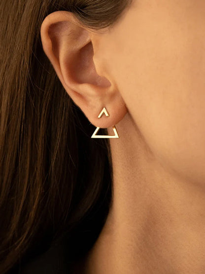 Triangle Stud Earrings