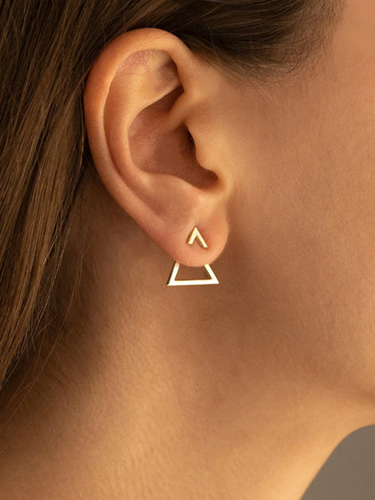 Triangle Stud Earrings