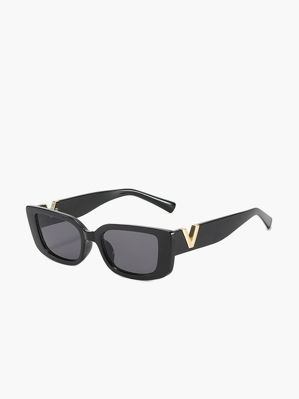 V-Detail Square Sunglasses