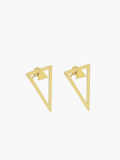 Detachable Triangle Earrings