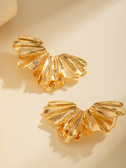 Irregular Leave Drop Earrings