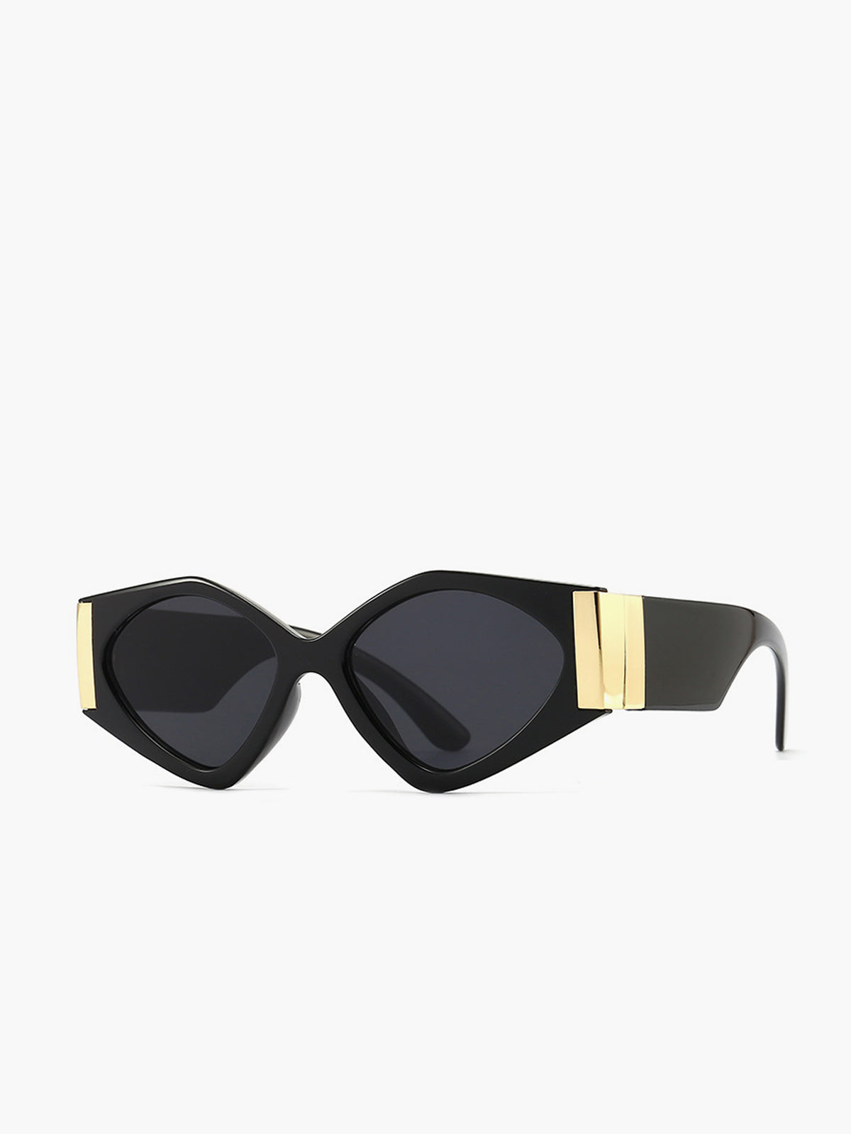 Geometric Frame Cat-Eye Sunglasses