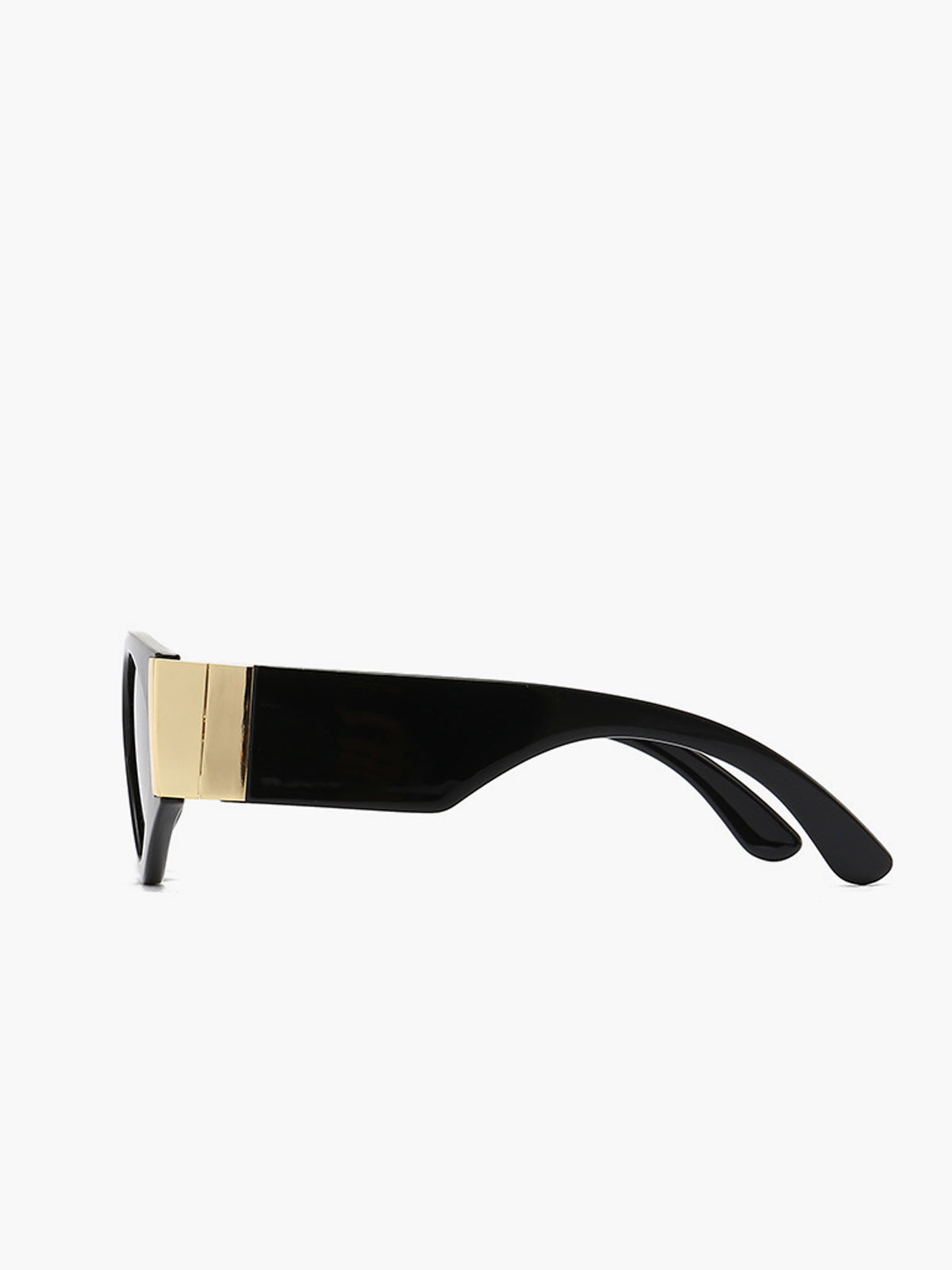 Geometric Frame Cat-Eye Sunglasses