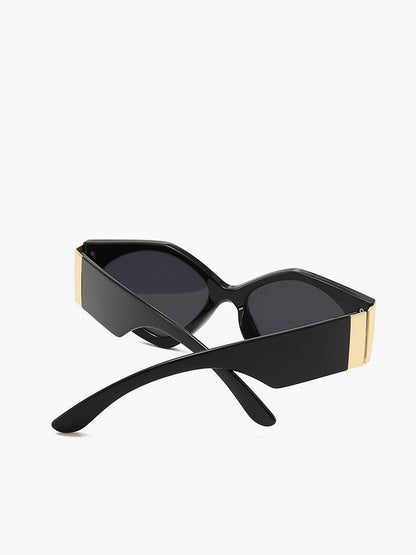 Geometric Frame Cat-Eye Sunglasses