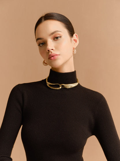 Asymmetrical Chunky Choker