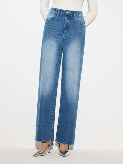 Mid-Waist Denim Jeans