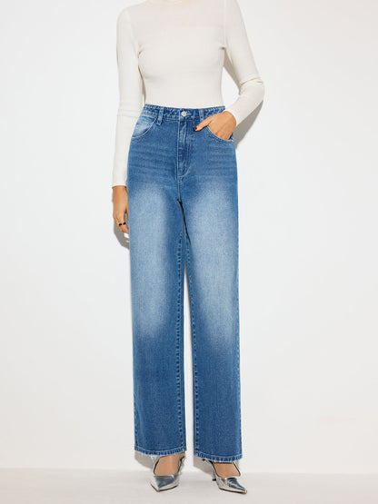 Mid-Waist Denim Jeans