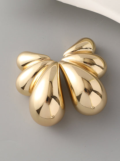 Butterfly Golden Wing Stud Earrings