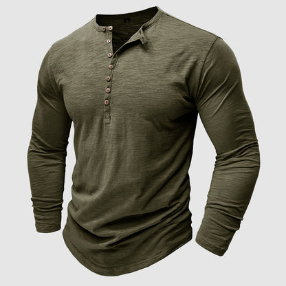 Blade Cotton Henley Shirt