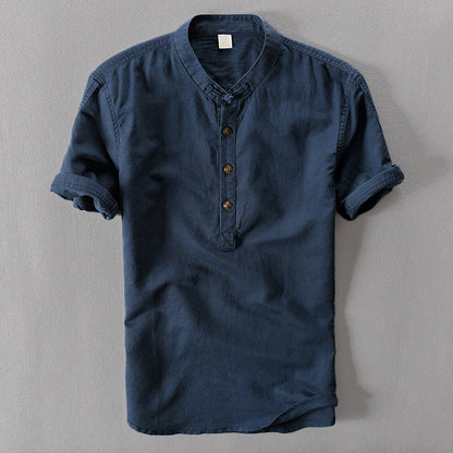 Charles Morrison Oasis Cove Linen Shirt