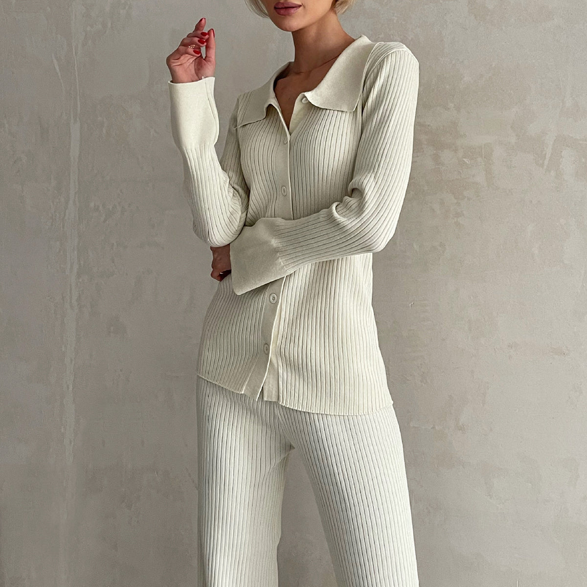 CityGlam 2 Piece Knit Set by Emie Daly