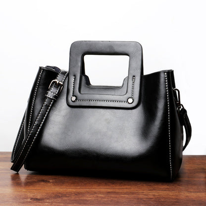 Daliene Polished Genuine Leather Bag