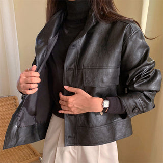 Daphné Urban Statement Leather Jacket