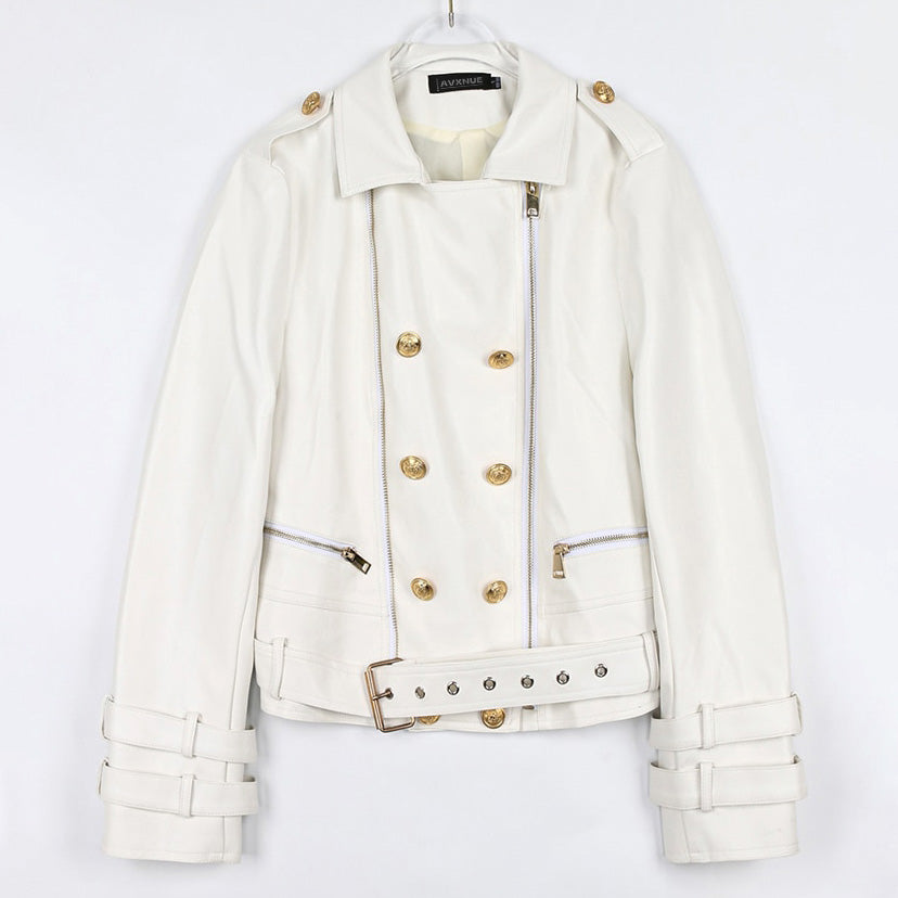 Emie-Daly Queen Faux Leather Jacket