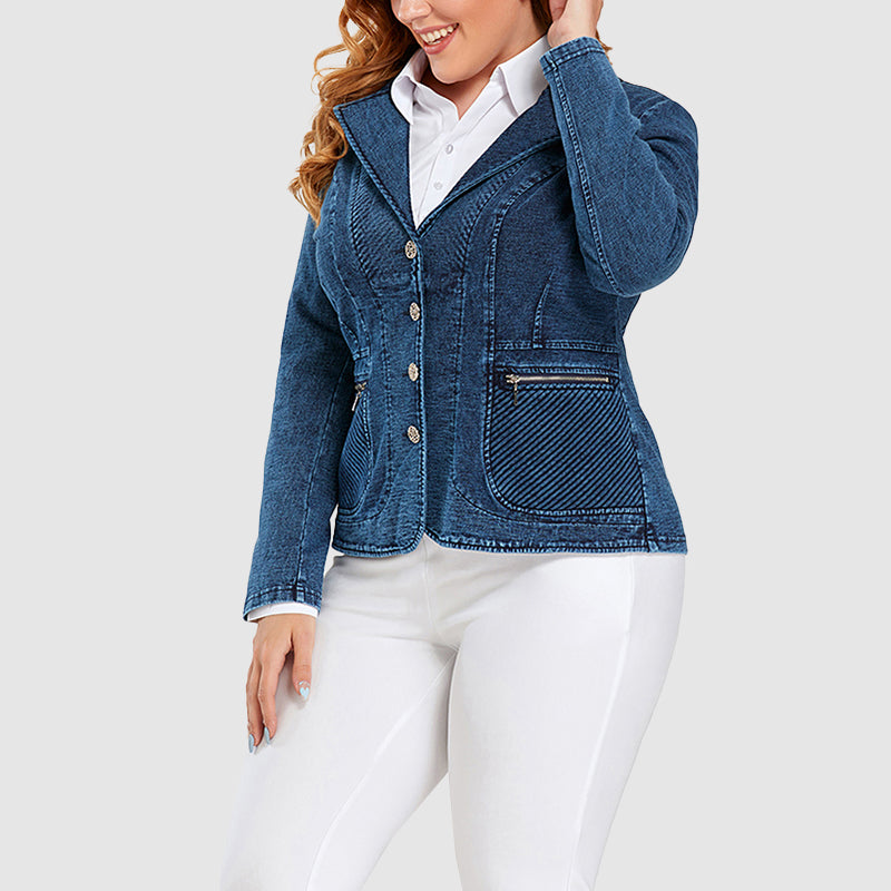 Emie Daly Casual Business Denim Blazer