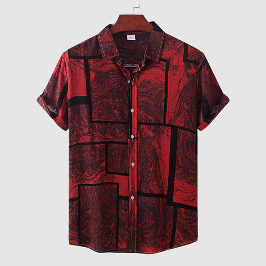 Frank Hardy Abstract Art Summer Shirt