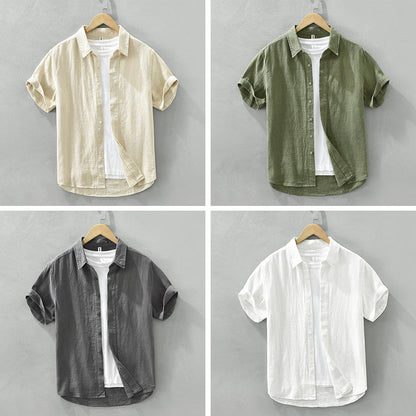 Frank Hardy Minimalist Cotton Linen Shirt