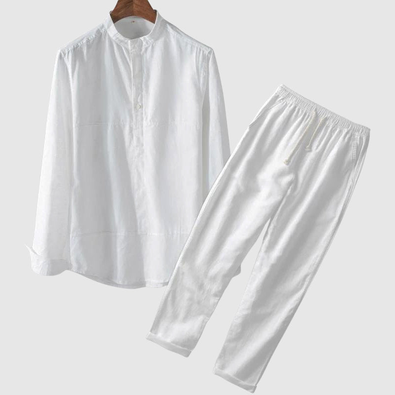 Frank Hardy White Linen Set