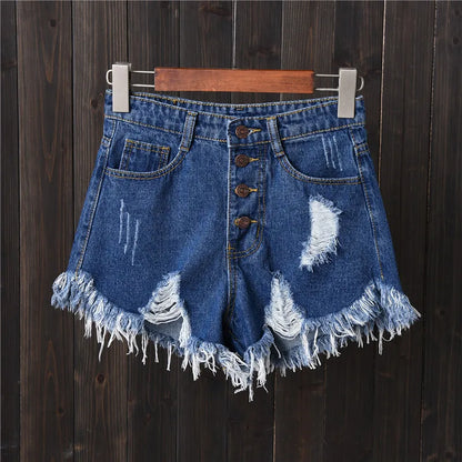 Emilia Denim Cotton Shorts