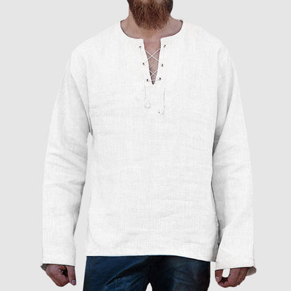 King Arthus Long Sleeve Linen Shirt