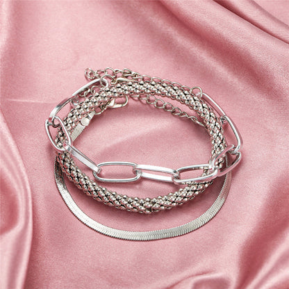 Lustrous Chain Elegance Bracelet