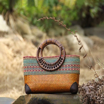 Malin Tassou Boho Woven Bag