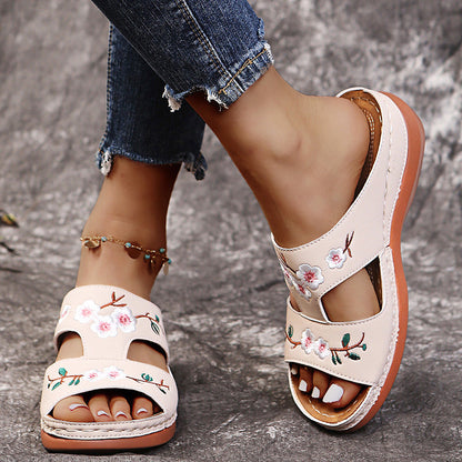 Malin Tassou Floral Sandals