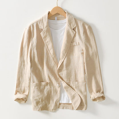 Lawrence | Textured Linen Jacket