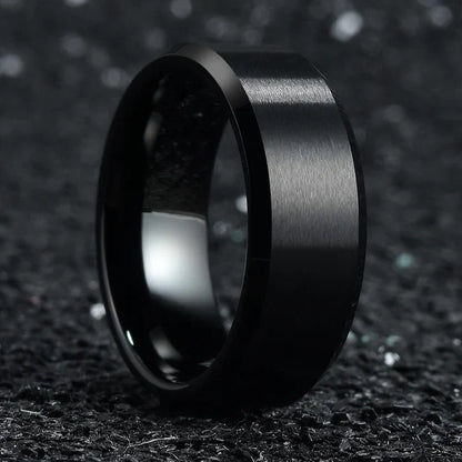 4MM-10MM BEVELED EDGE TUNGSTEN RING