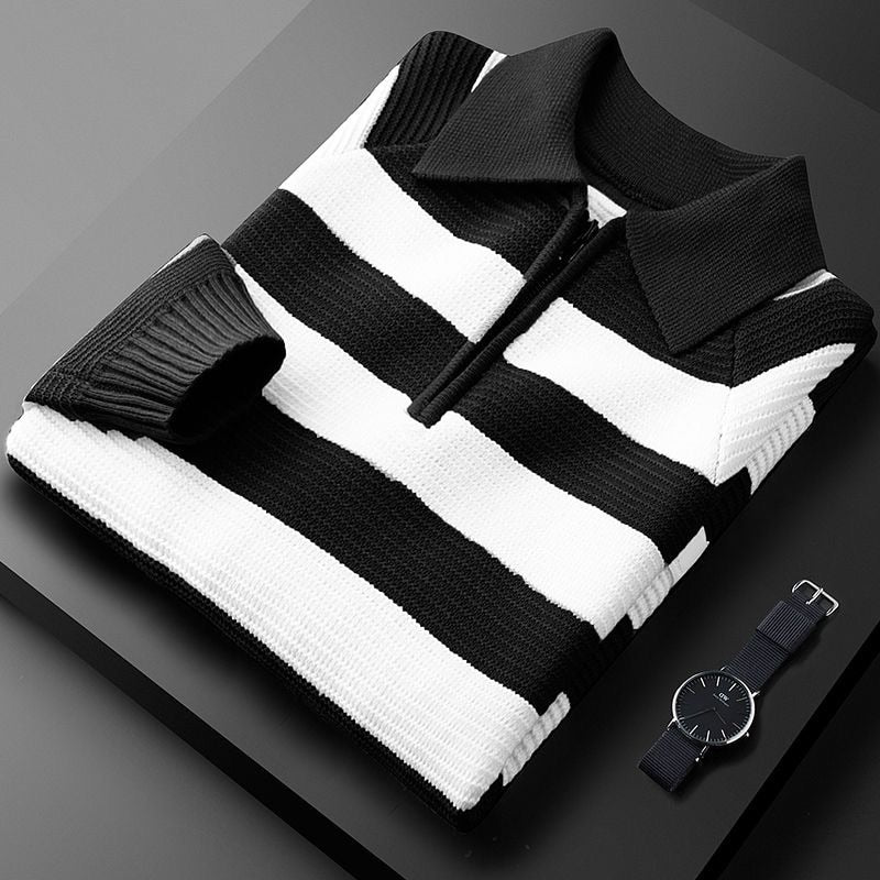 Vinizio Classic Stripe Polo Shirt