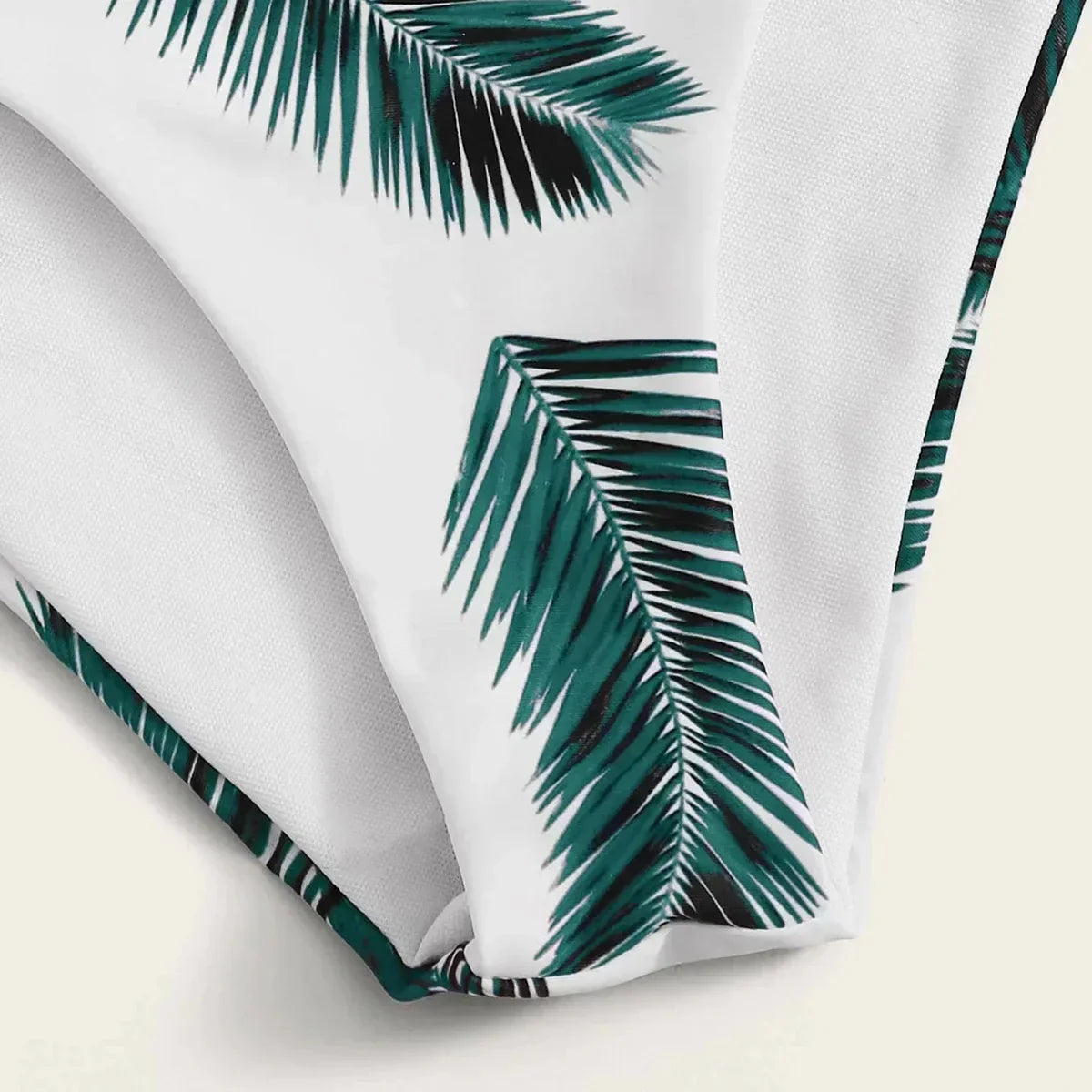 Printed Tropical Bottoms 2 Piece Swimsuit