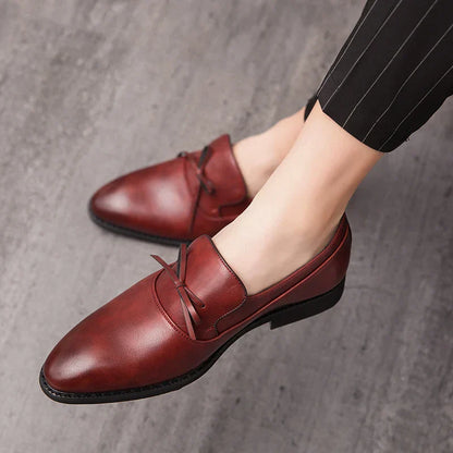 Edward Leather Slip on Shoes