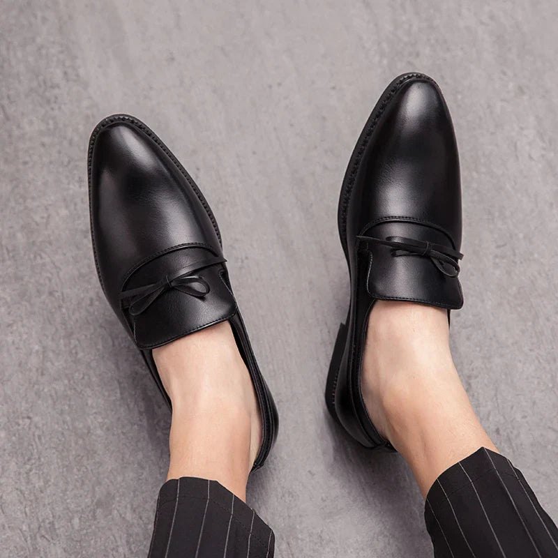 Edward Leather Slip on Shoes