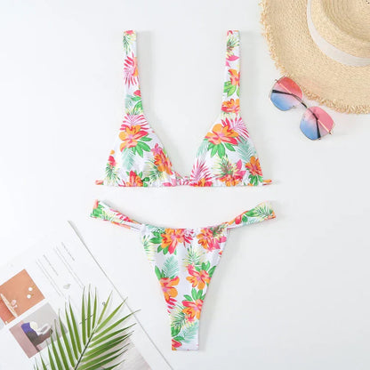 Floral Print Bikini