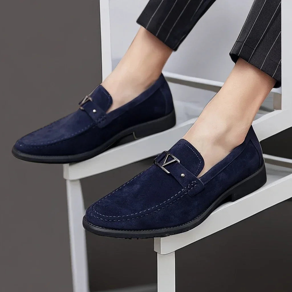 Sergey Suede Leather Loafers