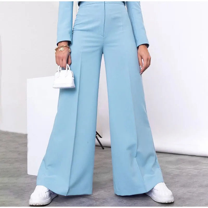 Pia Cropped Blazer and Pants Suit