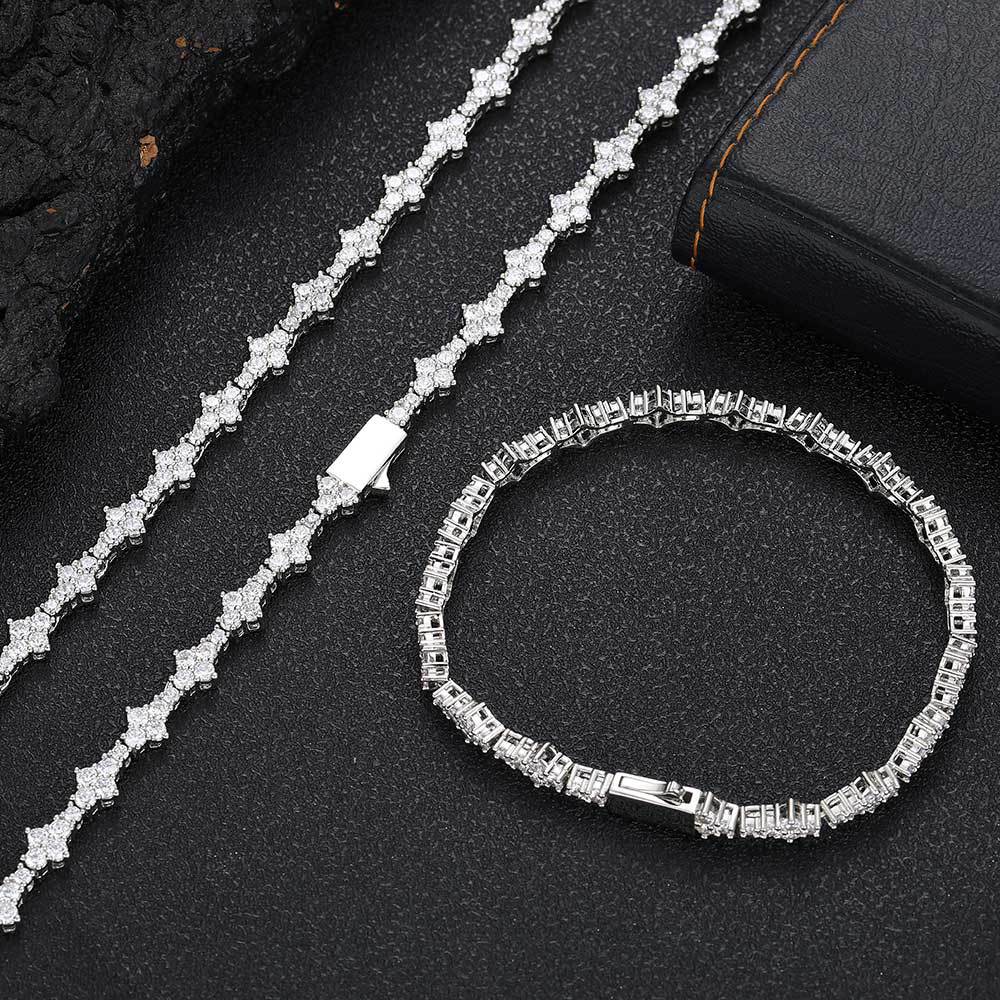 Zirconia Tennis Bracelet / Necklace