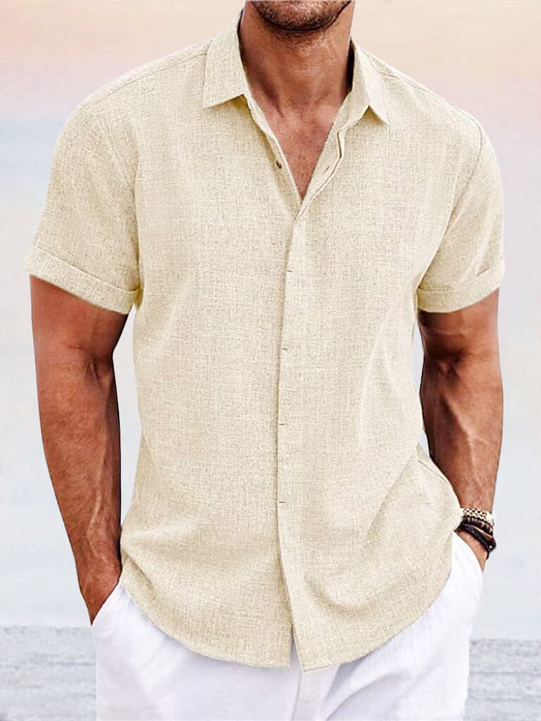 Casual Cotton Linen Shirt