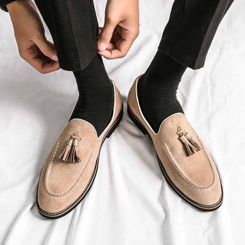 Enzo Torino Suede Loafers