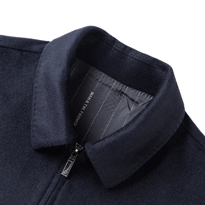 Jason Woolen Zipper Coat