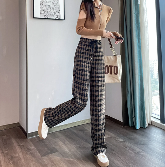 Victoria Plaid Trousers