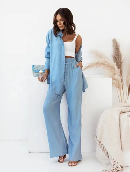 Rory Cozy Linen Two Piece Set