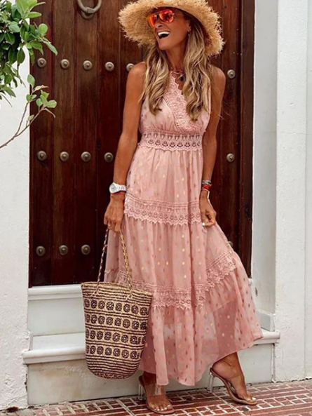 Solana Boho Lace Dress