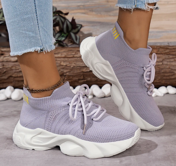 Danikah Breathable Lace Up Sneakers