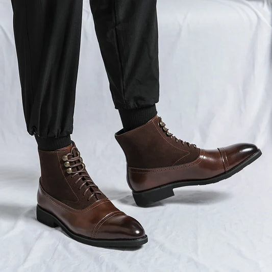 Oxford Leather Boots